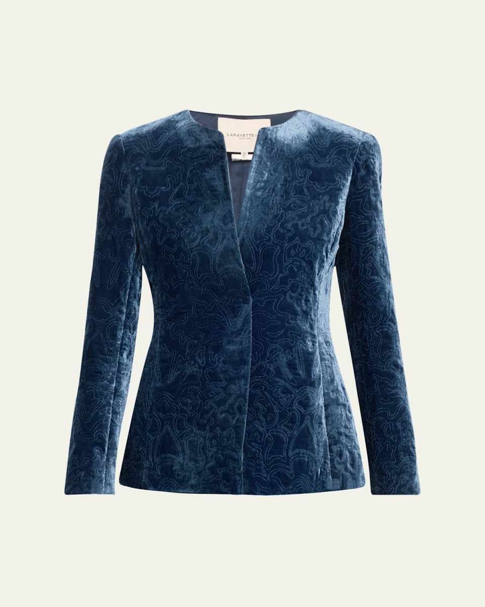 Tailored Baroque-Embroidered Jacket